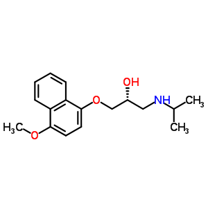 (R)-4-Methoxy Propranolol Structure,437999-44-5Structure