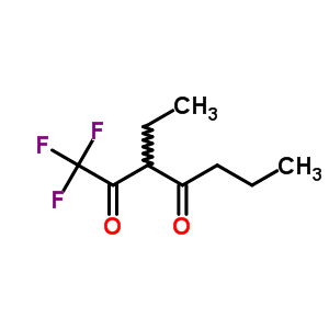 2,4-Heptanedione,3-ethyl-1,1,1-trifluoro- Structure,438-25-5Structure