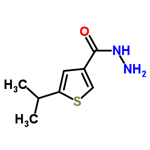 5-Isopropylthiophene-3-carbohydrazide Structure,438221-49-9Structure