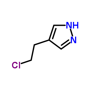 4-(2-Chloroethyl)-1h-pyrazole Structure,438475-37-7Structure