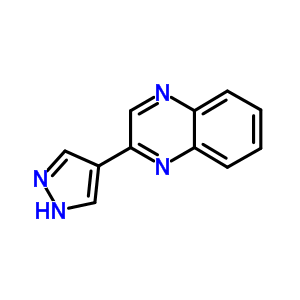 2-(1H-pyrazol-4-yl)quinoxaline Structure,439106-90-8Structure