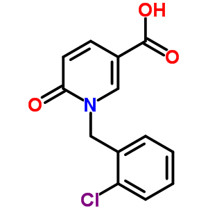 1-(2-Chlorobenzyl)-6-oxo-1,6-dihydro-3-pyridinecarboxylic acid Structure,4399-77-3Structure