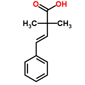 3-Butenoic acid,2,2-dimethyl-4-phenyl- Structure,4405-27-0Structure