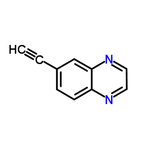 6-Ethynylquinoxaline Structure,442517-33-1Structure