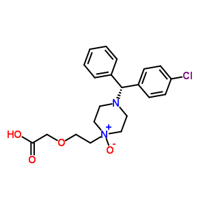 (R)-西替利嗪N-氧化物結構式_442863-80-1結構式