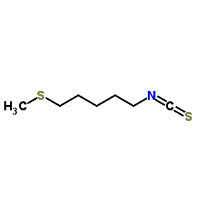 5-Methylthiopentyl isothiocyanate Structure,4430-42-6Structure