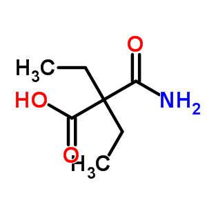 2-Carbamoyl-2-ethyl-butanoic acid Structure,4431-54-3Structure