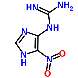 N-(5-nitro-1H-imidazol-4-yl)guanidine Structure,443309-56-6Structure