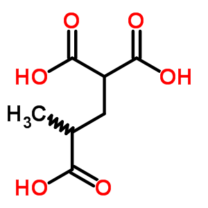 Butane-1,1,3-tricarboxylic acid Structure,4435-47-6Structure