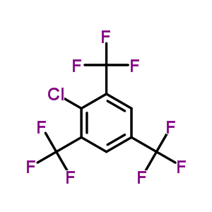 1-Chloro-2,4,6-tris(trifluoromethyl)benzene Structure,444-38-2Structure