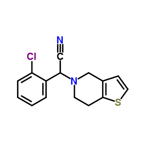 (+/-)-Rac-2-(2-chlorophenyl)-(6,7-dihydro-4h-thieno[3,2-c]pyridin-5-yl)acetonitrile Structure,444728-11-4Structure