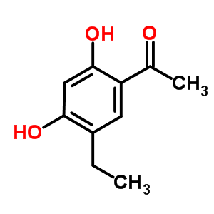 1-(5-乙基-2,4-二羥基苯基)乙酮結(jié)構(gòu)式_4460-42-8結(jié)構(gòu)式