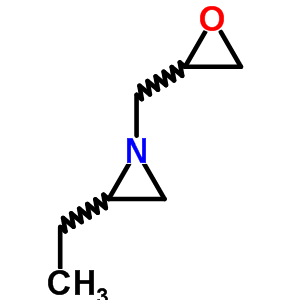 Aziridine, 1-(2,3-epoxypropyl)-2-ethyl- Structure,4465-97-8Structure