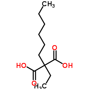 2-Ethyl-2-hexylmalonic acid Structure,4473-04-5Structure