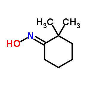 (Nz)-n-(2,2-dimethylcyclohexylidene)hydroxylamine Structure,4500-17-8Structure