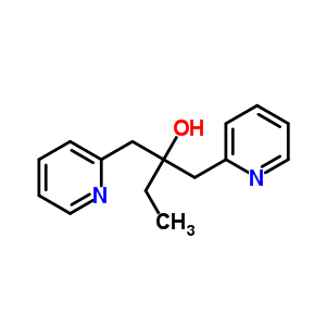 2-Pyridineethanol, a-ethyl-a-(2-pyridinylmethyl)- Structure,4664-17-9Structure