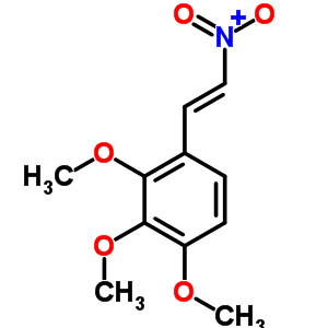 Benzene,1,2,3-trimethoxy-4-(2-nitroethenyl)- Structure,4668-08-0Structure