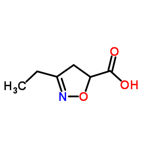 3-Ethyl-4,5-dihydroisoxazole-5-carboxylic acid Structure,471246-96-5Structure