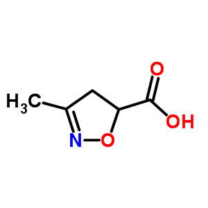 3-Methyl-4,5-dihydroisoxazole-5-carboxylic acid Structure,473700-52-6Structure