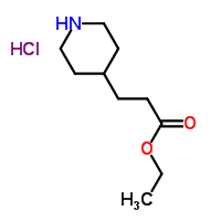 3-(哌啶-4-基)丙酸乙酯鹽酸鹽結構式_473987-06-3結構式