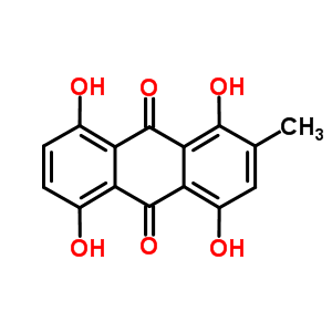 1,4,5,8-Tetrahydroxy-2-methyl-9,10-anthracenedione Structure,476-43-7Structure