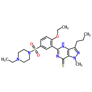 Thiohomo sildenafil Structure,479073-80-8Structure