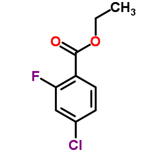 4-氯-2-氟苯甲酸乙酯結(jié)構(gòu)式_4793-20-8結(jié)構(gòu)式