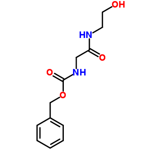 Benzyl n-(2-hydroxyethylcarbamoylmethyl)carbamate Structure,4815-67-2Structure