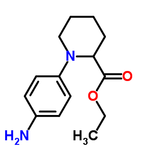 1-(4-Amino-phenyl)-piperidine-2-carboxylic acid ethyl ester Structure,482308-04-3Structure