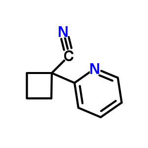 1-(2-Pyridinyl)-cyclobutanecarbonitrile Structure,485828-46-4Structure