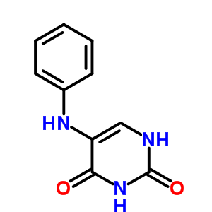 5-(Phenylamino)uracil Structure,4870-31-9Structure