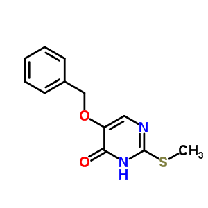 5-(Benzyloxy)-2-(methylthio)-4-pyrimidinol Structure,4874-30-0Structure