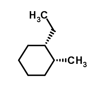 Cis-1-ethyl-2-methyl cyclohexane Structure,4923-77-7Structure