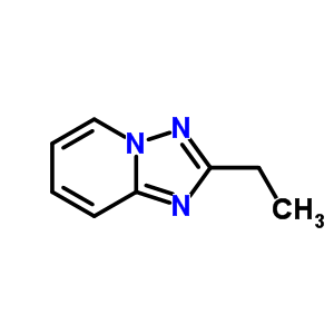 2-乙基(1,2,4)噻唑并(1,5-a)吡啶結(jié)構式_4931-16-2結(jié)構式