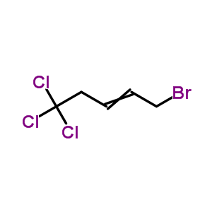 2-Pentene,1-bromo-5,5,5-trichloro- Structure,4954-44-3Structure