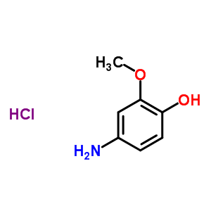 4-Amino-2-methoxyphenol hydrochloride Structure,4956-52-9Structure