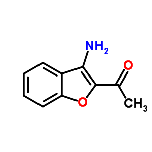 1-(3-Amino-1-benzofuran-2-yl)ethanone Structure,49615-96-5Structure