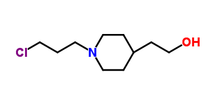 1-(3-Chloropropyl)-4-piperidine ethanol Structure,49620-32-8Structure