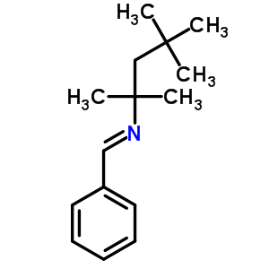 2-Pentanamine,2,4,4-trimethyl-n-(phenylmethylene)- Structure,49707-52-0Structure