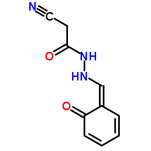 Acetic acid, 2-cyano-,2-[(2-hydroxyphenyl)methylene]hydrazide Structure,4974-49-6Structure