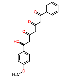 7-Hydroxy-7-(4-methoxyphenyl)-1-phenyl-heptane-1,3,5-trione Structure,4975-87-5Structure