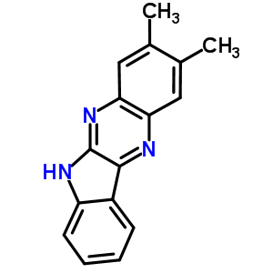 6H-indolo[2, 3-b]quinoxaline, 2,3-dimethyl- Structure,49764-30-9Structure