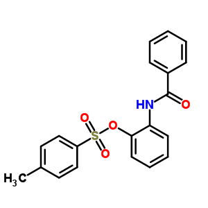 Benzamide,n-[2-[[(4-methylphenyl)sulfonyl]oxy]phenyl]- Structure,49834-35-7Structure