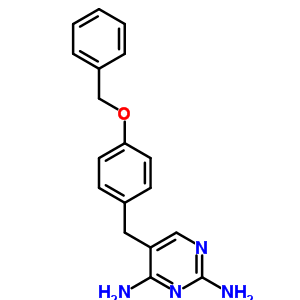 5-[4-(Benzyloxy)benzyl]-2,4-pyrimidinediamine Structure,49873-11-2Structure