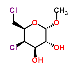 Methyl 4,6-dichloro-4,6-dideoxy-α-d-galactopyranoside Structure,4990-82-3Structure