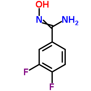 3,4-Difluorobenzamidoxime Structure,500024-74-8Structure