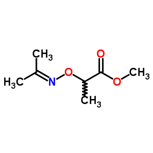 Methyl 2-(propan-2-ylideneamino)oxypropanoate Structure,5001-39-8Structure