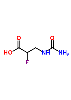 N-carbamoyl-2-fluoro-beta-alanine Structure,5006-64-4Structure