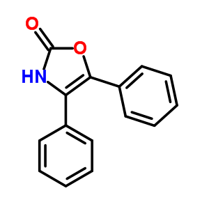 4,5-Diphenyl-2(3h)-oxazolone Structure,5014-83-5Structure