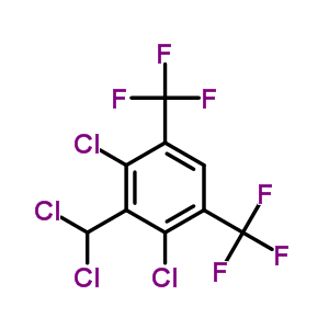 2,6-Dichloro-3,5-bis(trifluoromethyl)benzal chloride Structure,501657-11-0Structure